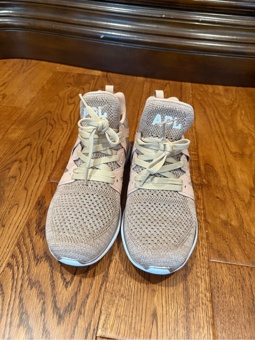 APL Ascend Knit Sneakers in Rose Gold